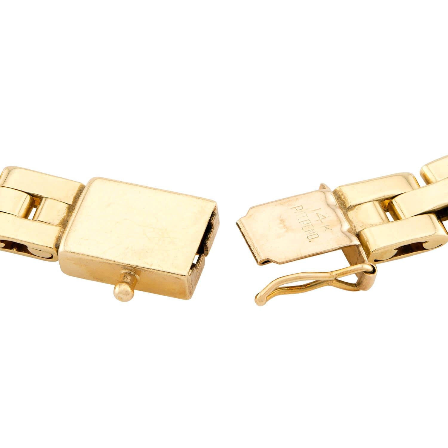 Vintage 14k Aqua & Diamond Necklace