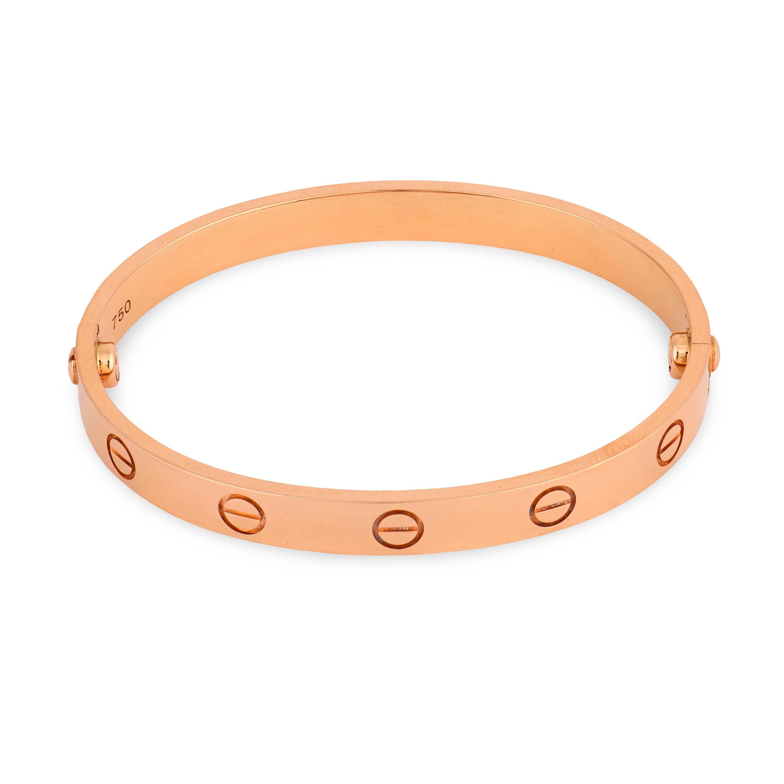 CARTIER Estate 18k Love Bracelet