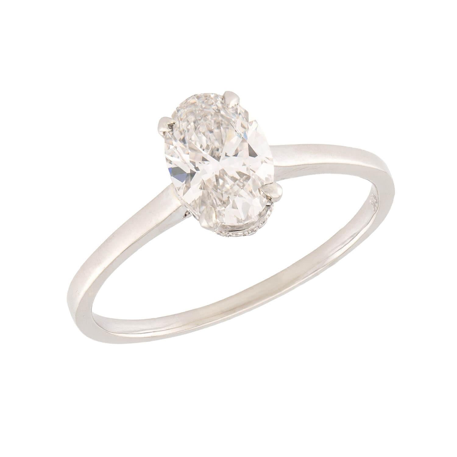 Estate 14k Diamond Engagement Ring 1.22ct