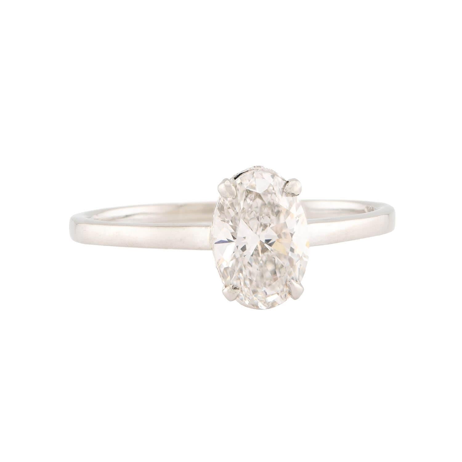 Estate 14k Diamond Engagement Ring 1.22ct