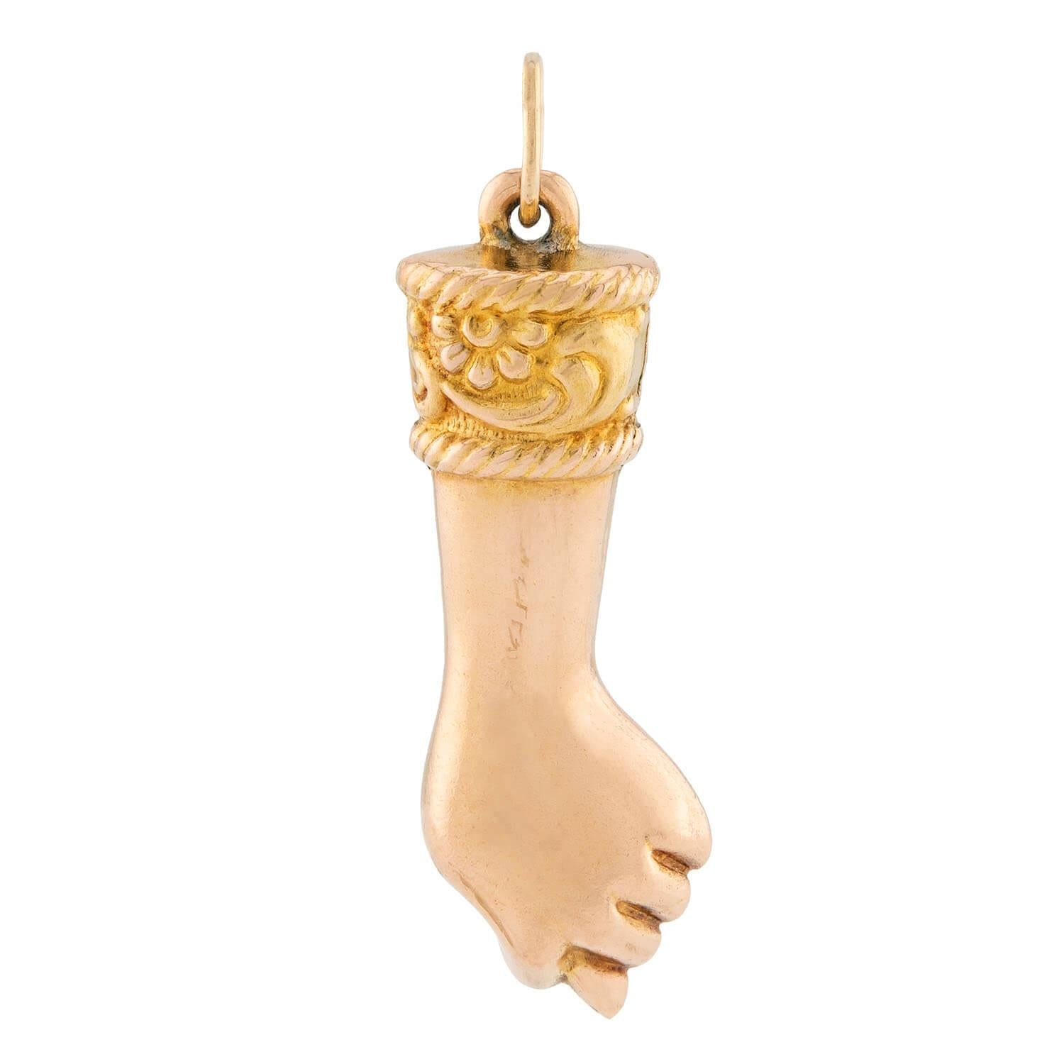 Retro 14k Figa Pendant/Charm