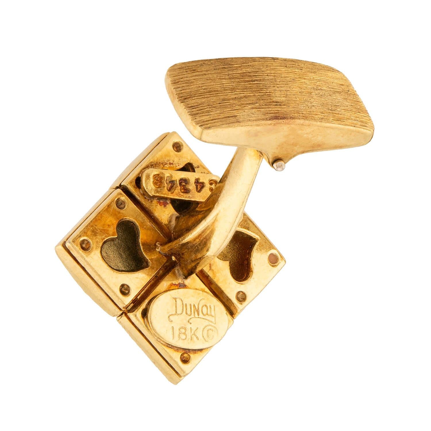 HENRY DUNAY Vintage 18k Cufflinks