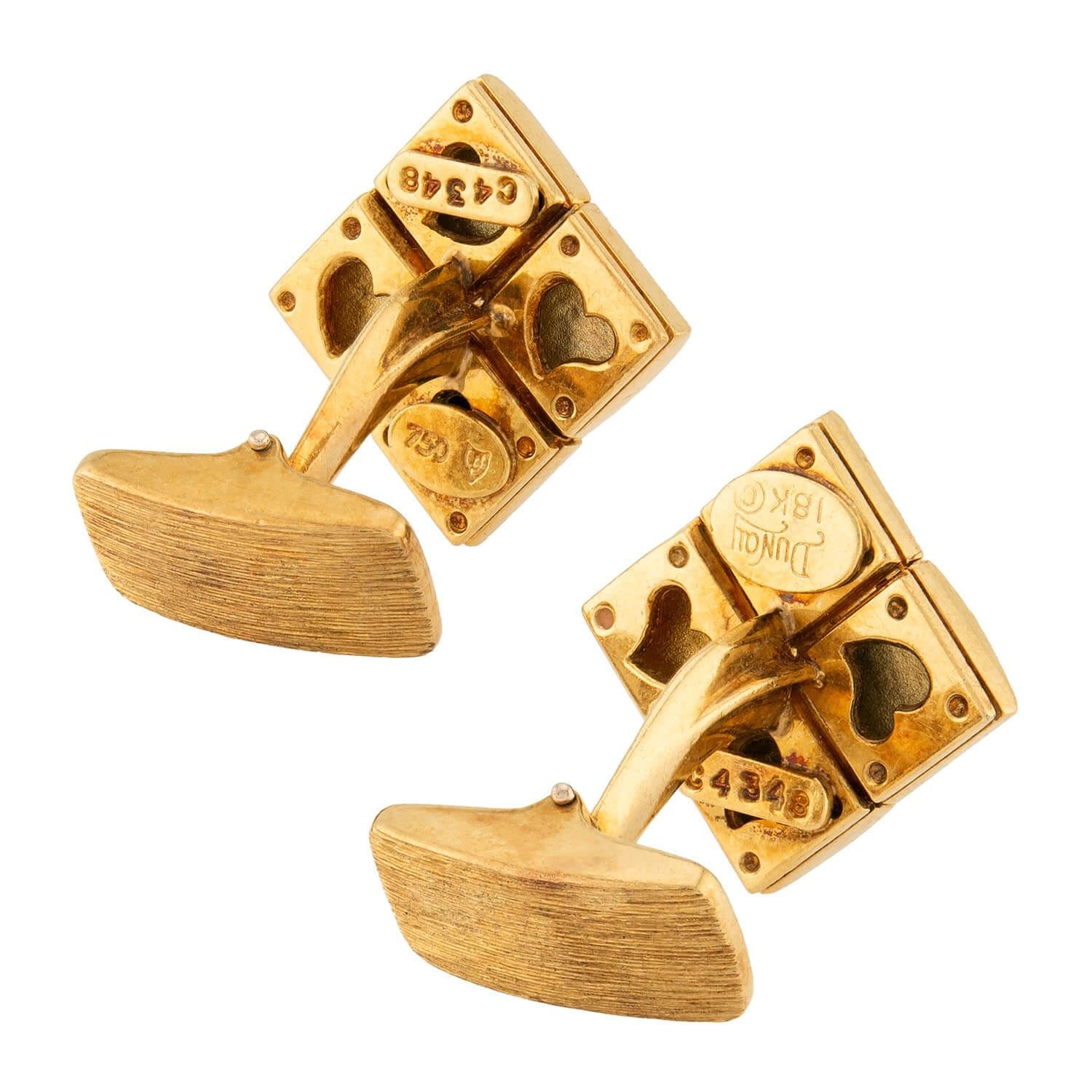 HENRY DUNAY Vintage 18k Cufflinks