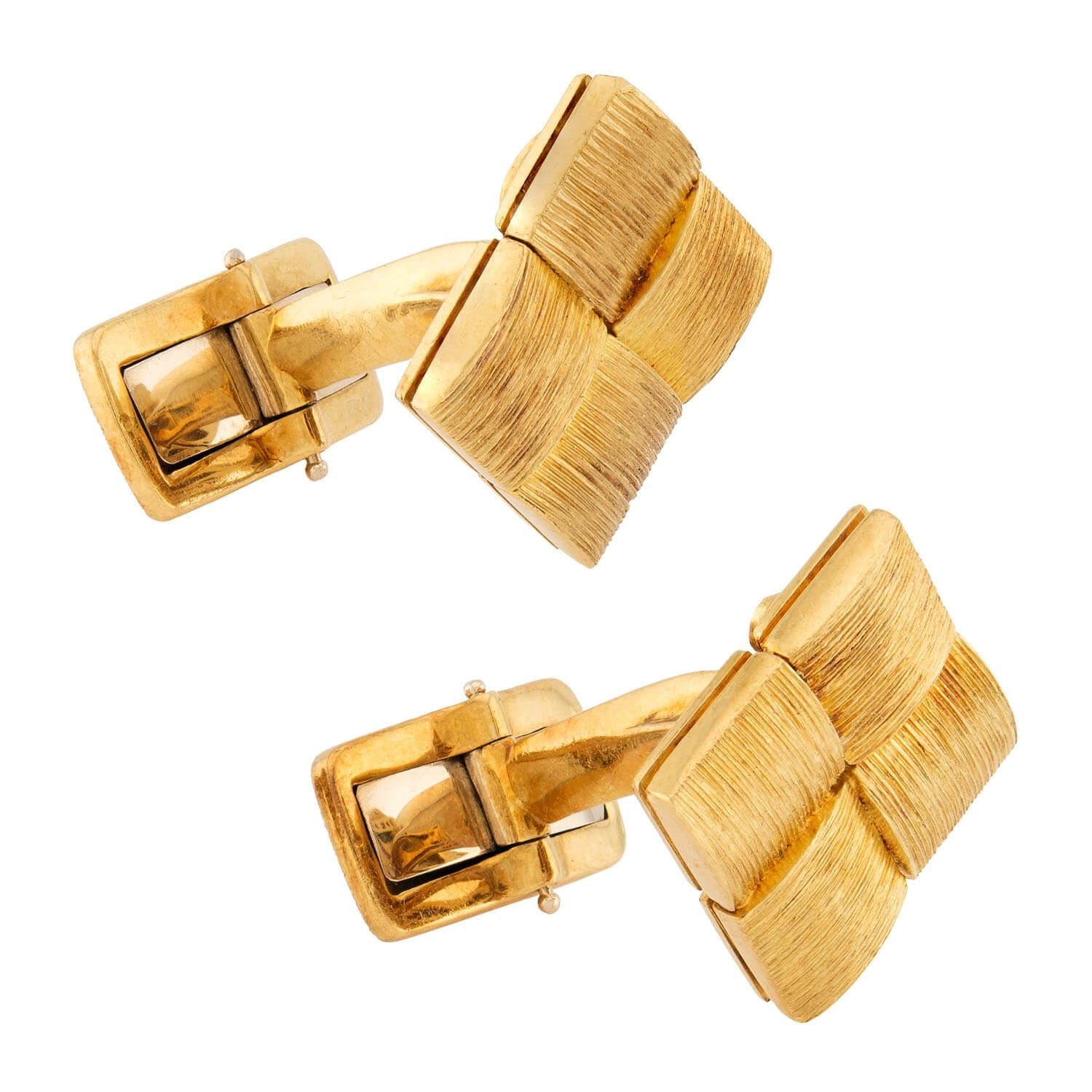HENRY DUNAY Vintage 18k Cufflinks