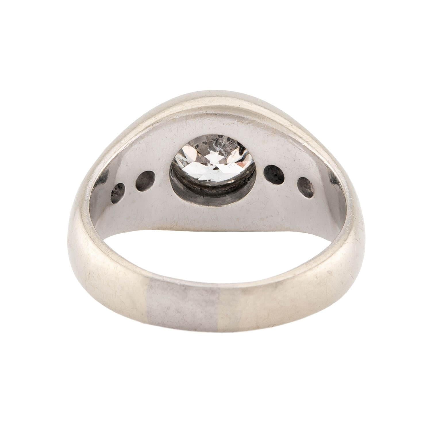 Edwardian Platinum Diamond Engagement Ring 1.65ct