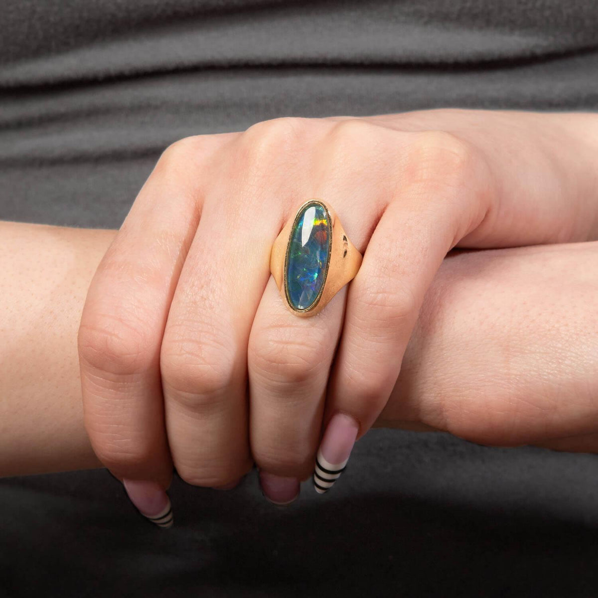 Estate 14k Opal Ring