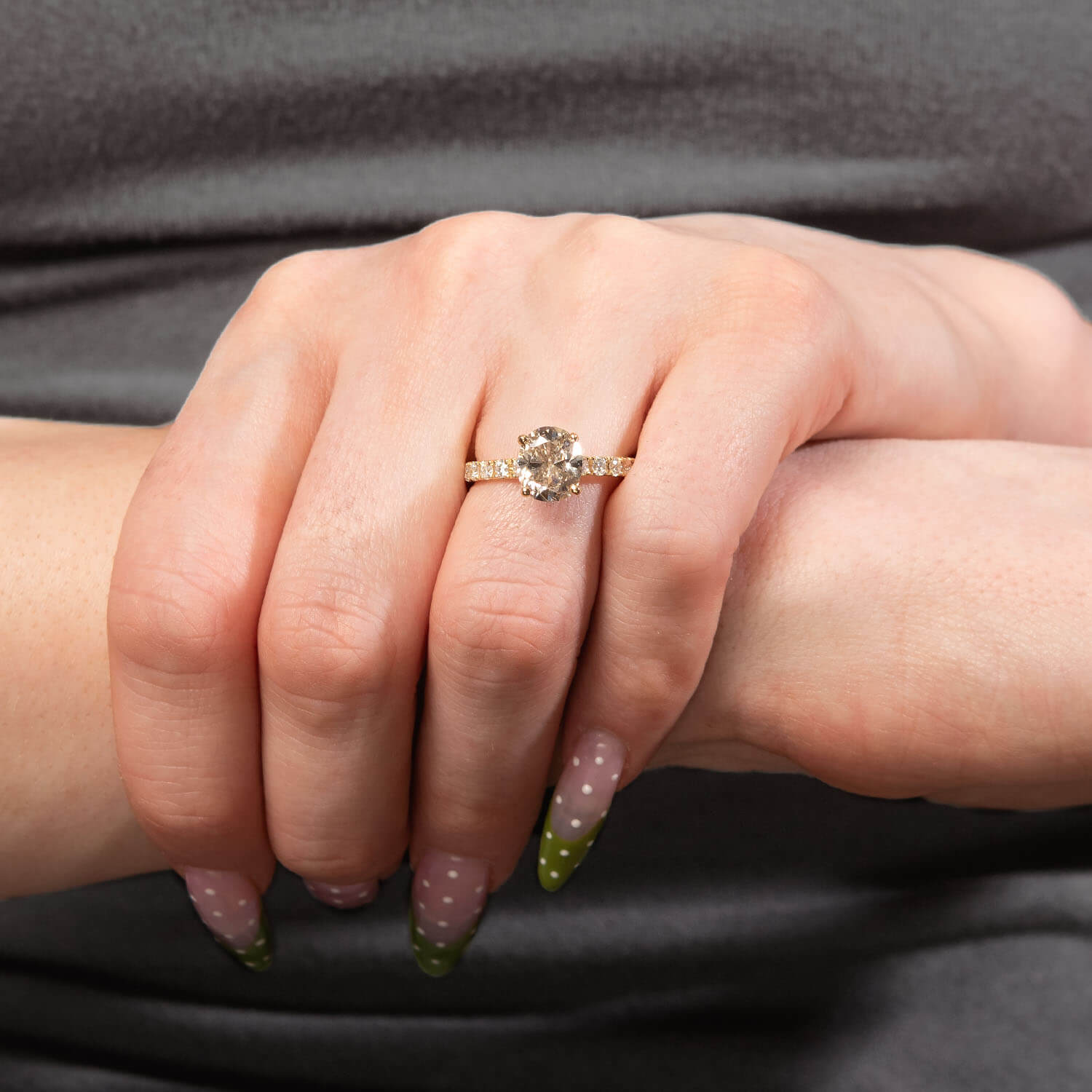 Estate 14k Diamond Engagement Ring 1.86ct