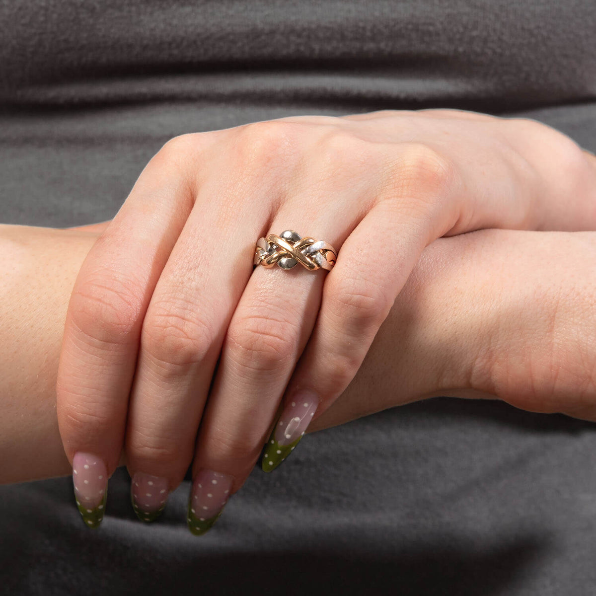 Estate 14k Puzzle Ring