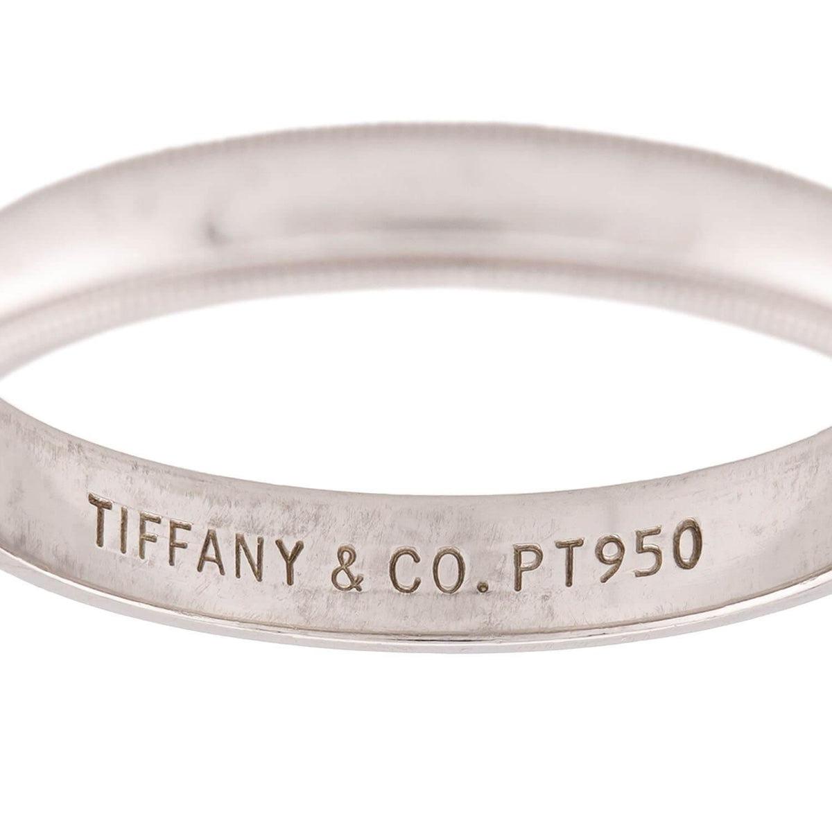 TIFFANY & CO. Estate Platinum Wedding Band