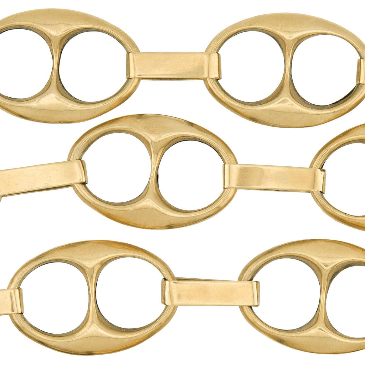 Vintage 10k "Gucci" Link Necklace