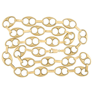 Vintage 10k "Gucci" Link Necklace