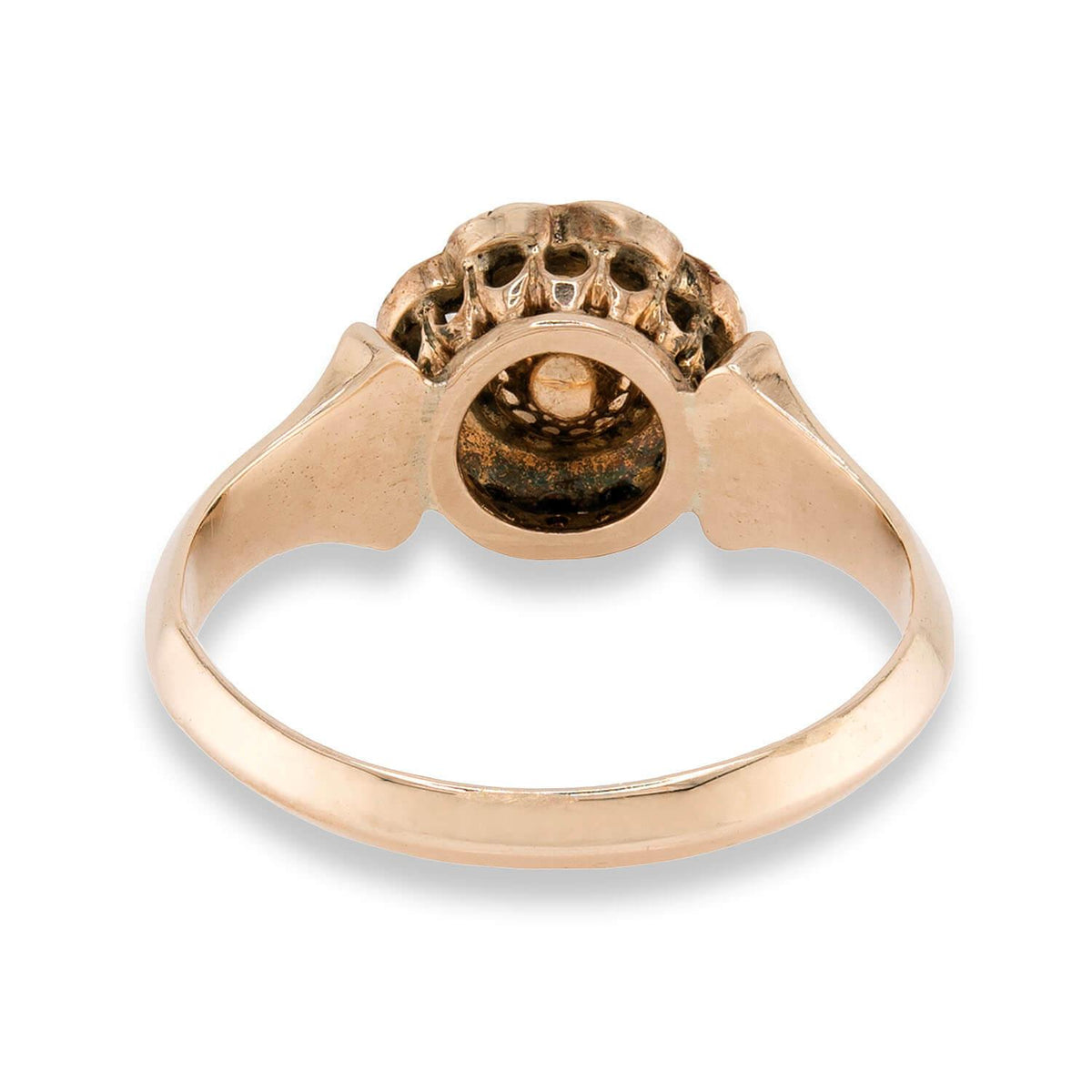 Victorian 14k Diamond Halo Ring