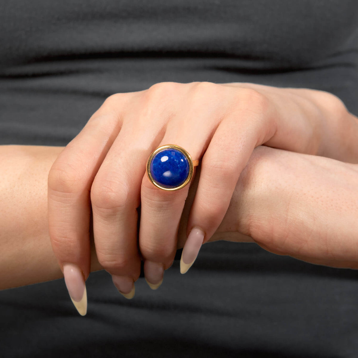 Vintage 14k Lapis Ring