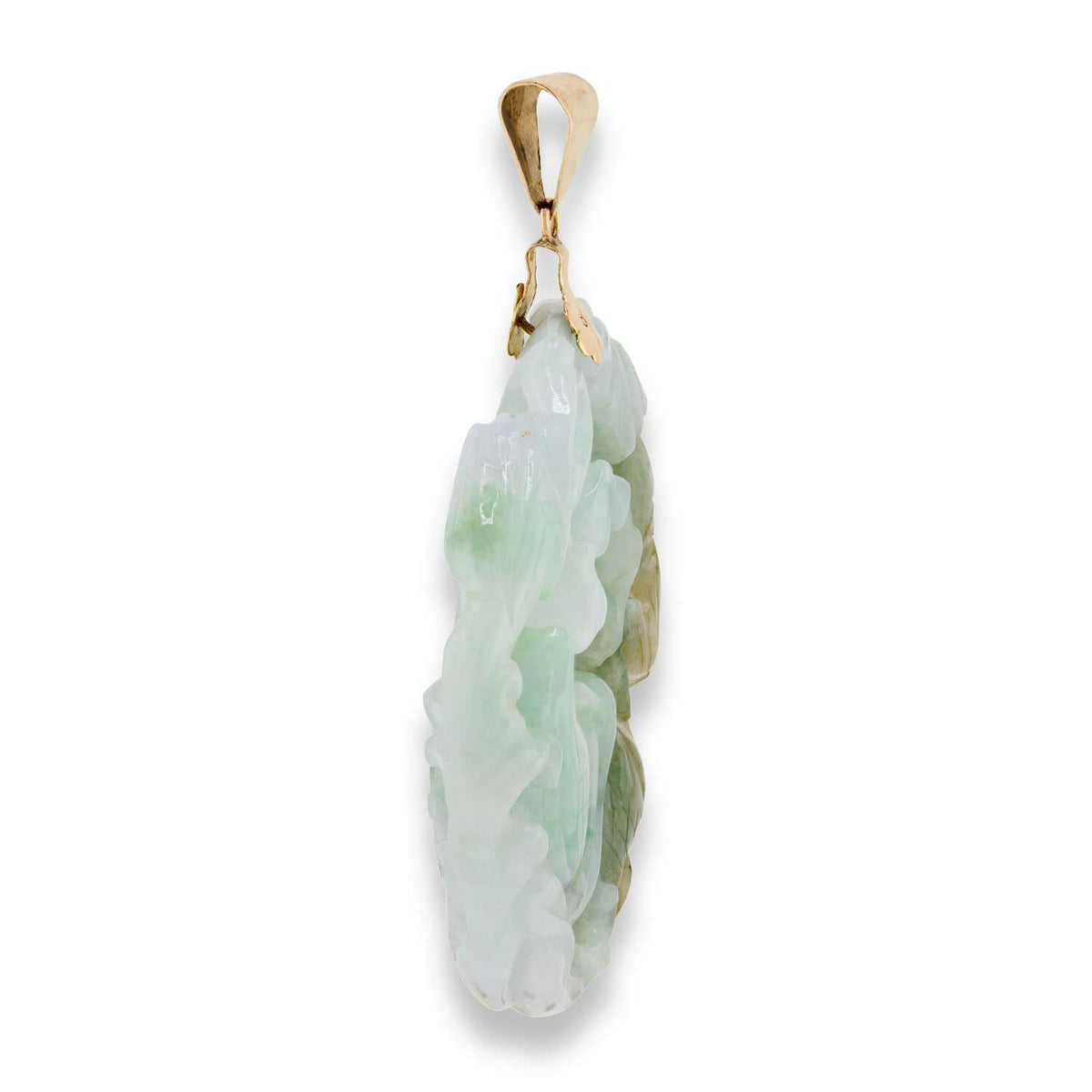 Vintage 14k Jade Pendant