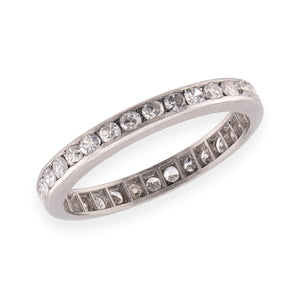 Edwardian Platinum Diamond Eternity Band