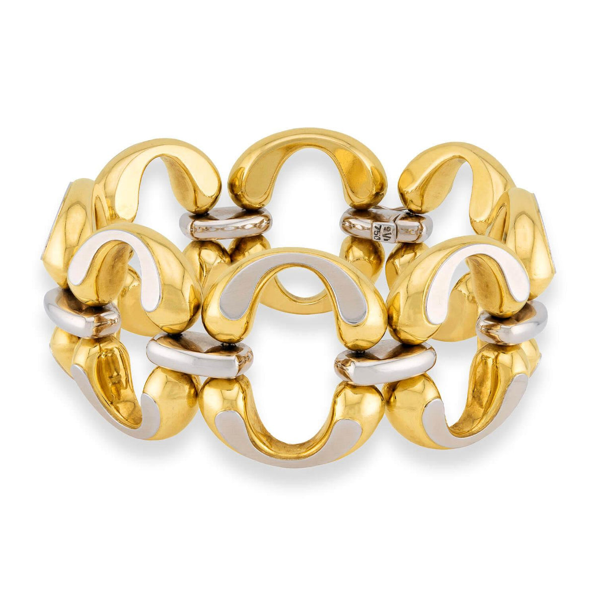 Estate 18k Link Bracelet