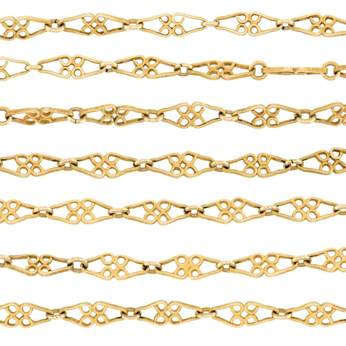 Victorian 10k Chain Necklace 19.5"