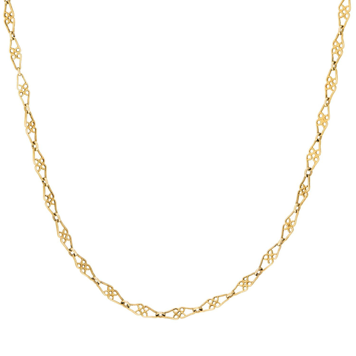 Victorian 10k Chain Necklace 19.5"