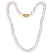 MIKIMOTO Estate Japanese 18k Pearl Necklace