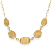 MARCO BICEGO Estate Italian 18K Diamond Panel Necklace