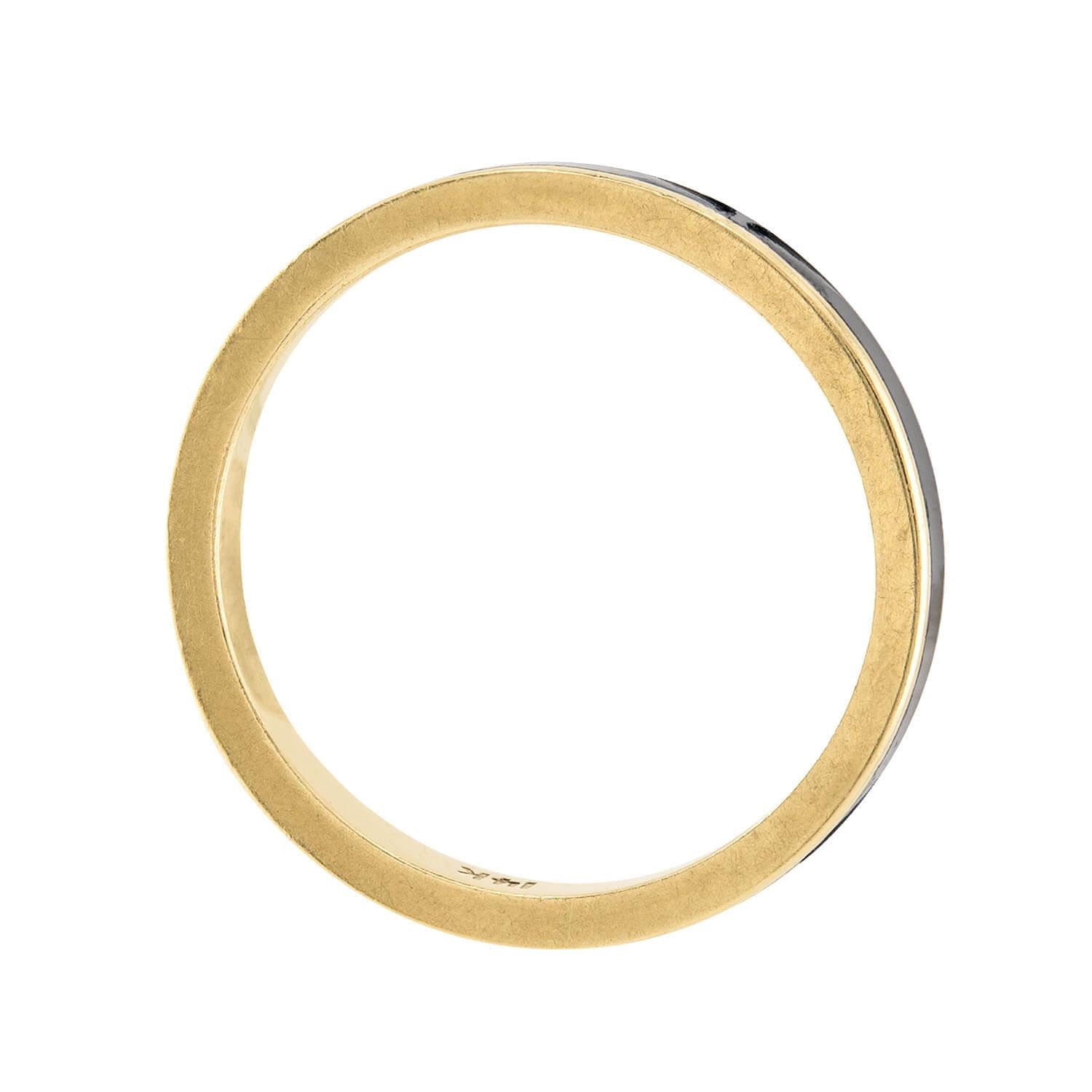 Victorian 14k Enamel Band