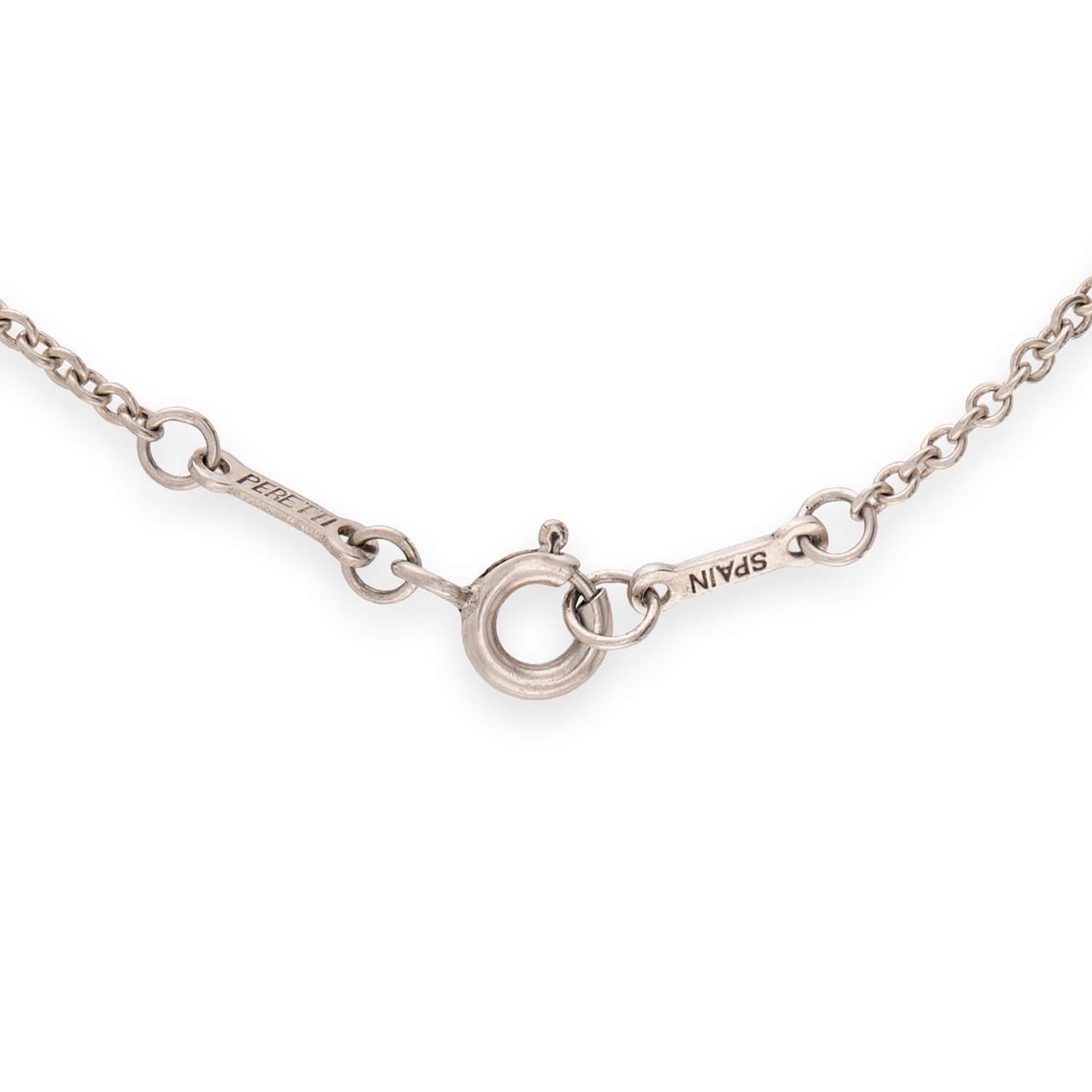 ELSA PERETTI for TIFFANY & CO. Estate Sterling Open Heart Pendant Necklace