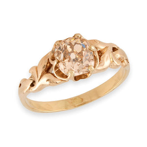Victorian 14k Fancy Diamond Ring 1.31ct
