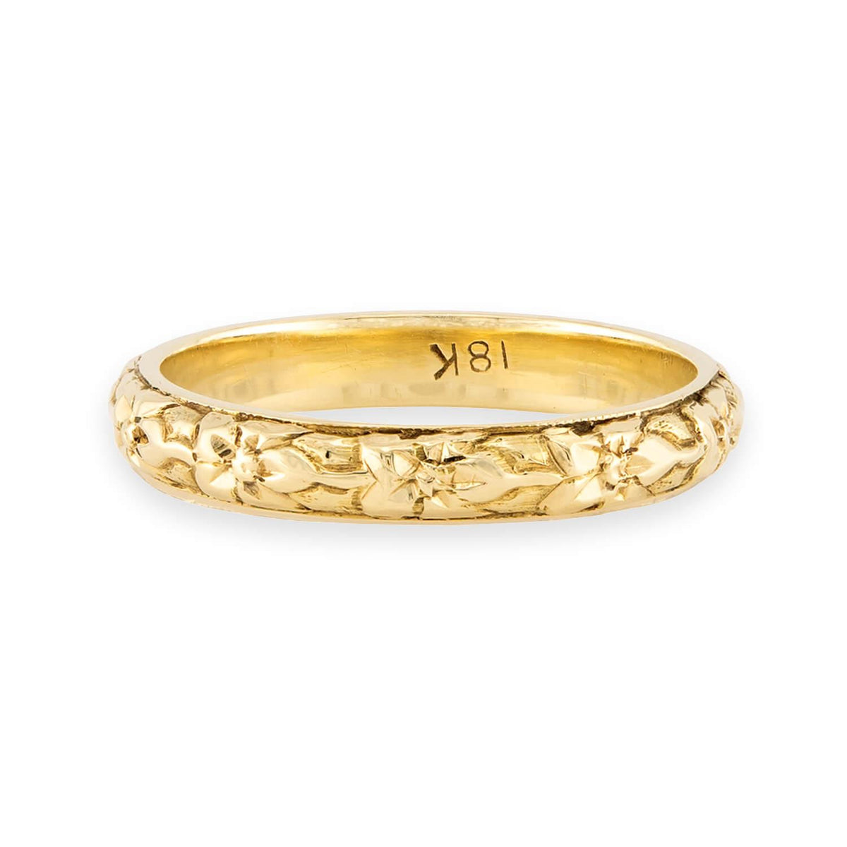 Edwardian 18k Band