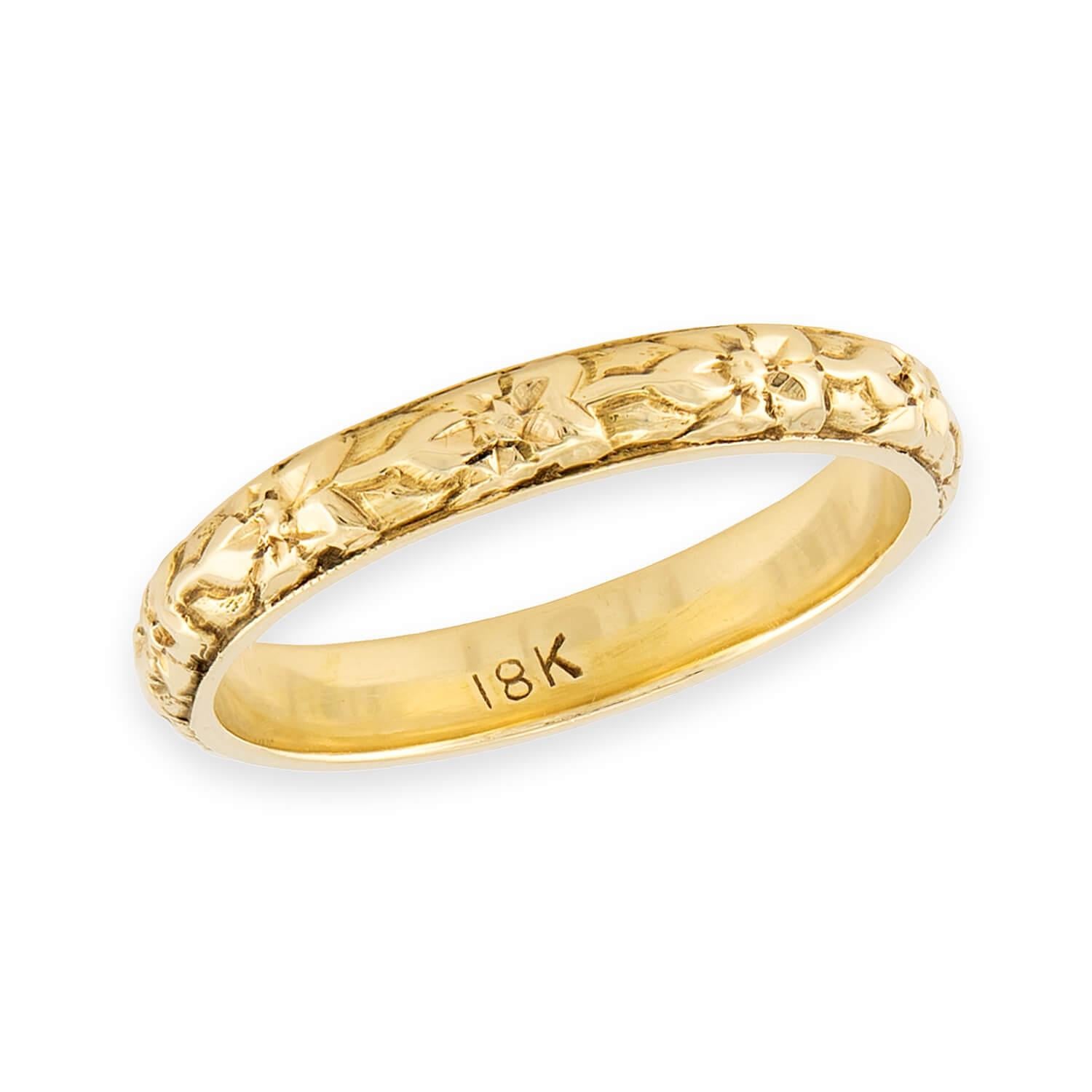 Edwardian 18k Band