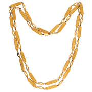 Georgian Chinese 20k Link Necklace