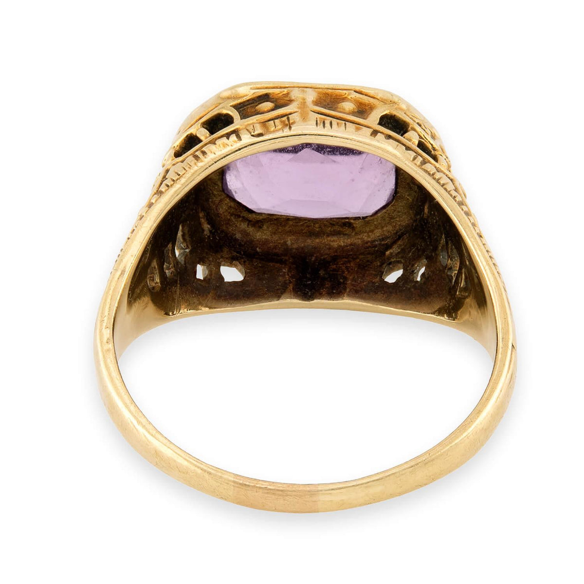 Victorian 14k Amethyst Ring