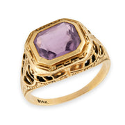 Victorian 14k Amethyst Ring