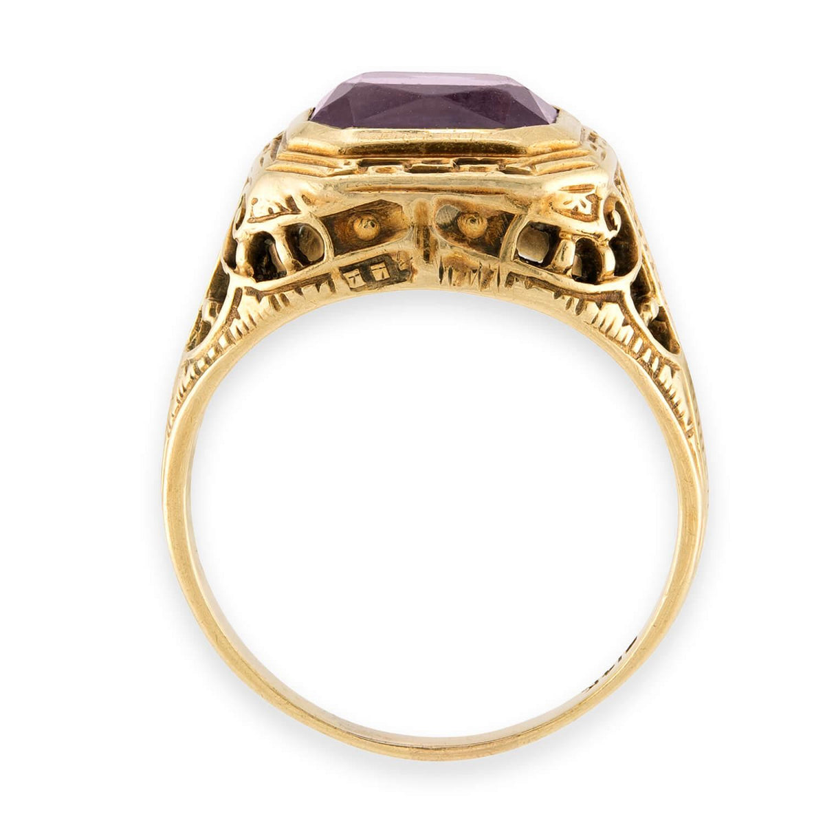 Victorian 14k Amethyst Ring