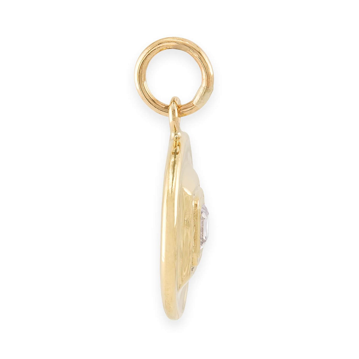 Art Nouveau 14k Diamond Pendant/Charm
