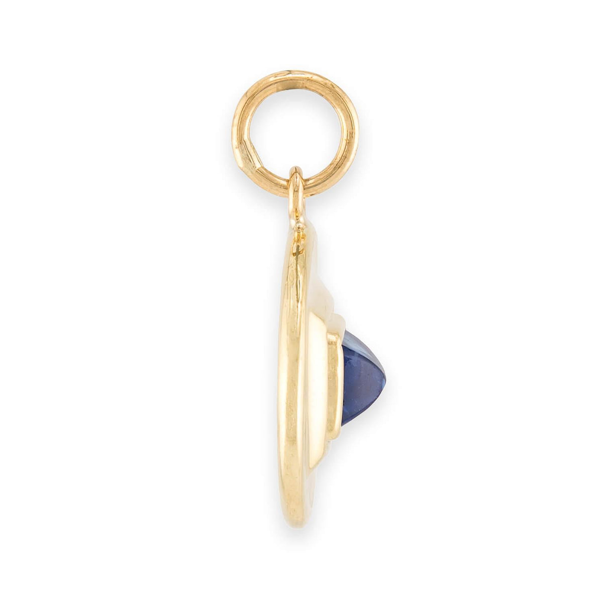 Art Nouveau 14k Sapphire Pendant/Charm