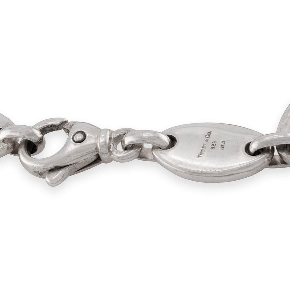 TIFFANY & CO. Estate Italian "Pebble" Link Bracelet