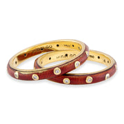 HIDALGO JEWELRY Estate 18k Diamond & Enamel Bands
