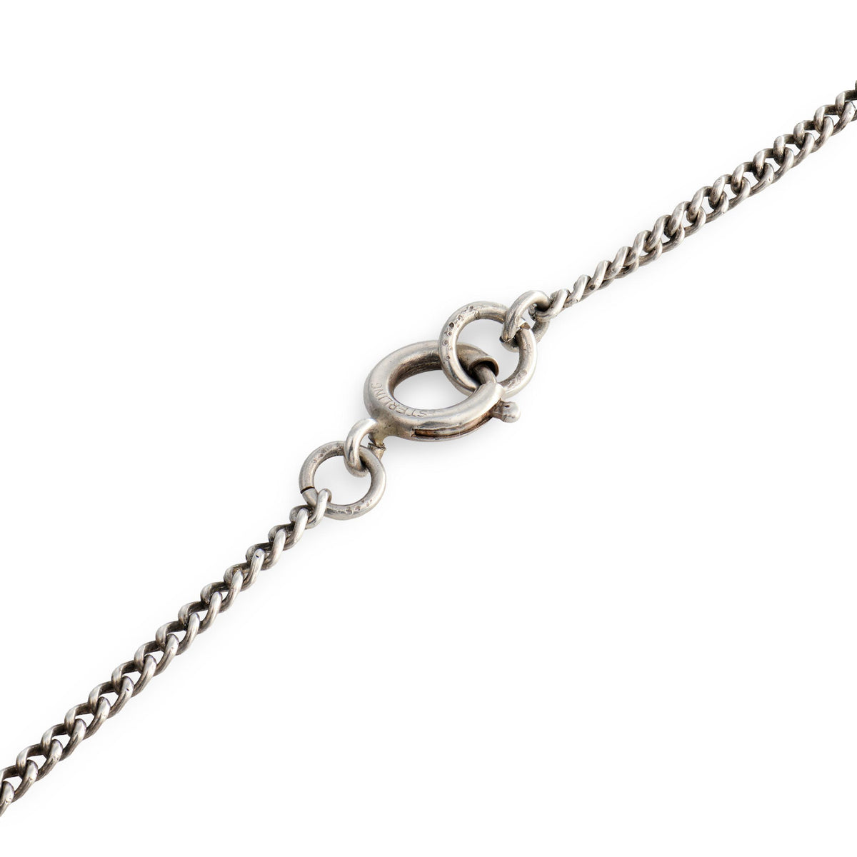 Victorian Sterling Silver Turquoise Festoon Necklace