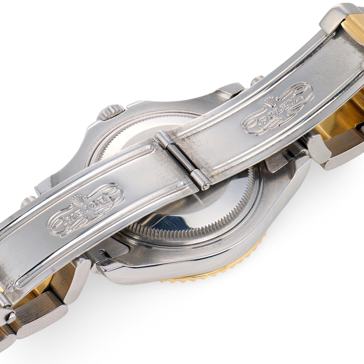 ROLEX Estate Swiss 18k/Stainless Steel Yacht-Master Watch