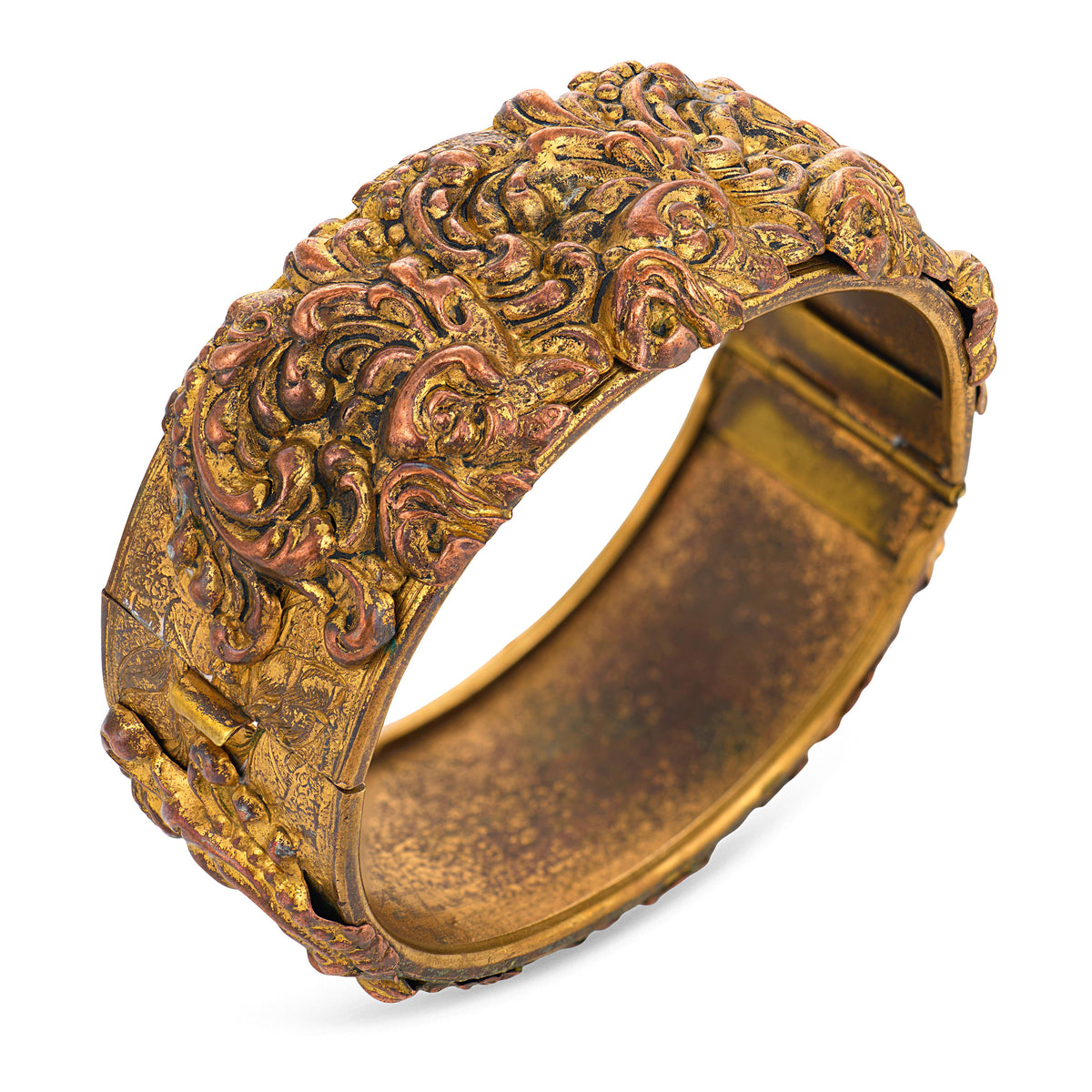 Victorian Gold-Fill Repoussé Bangle