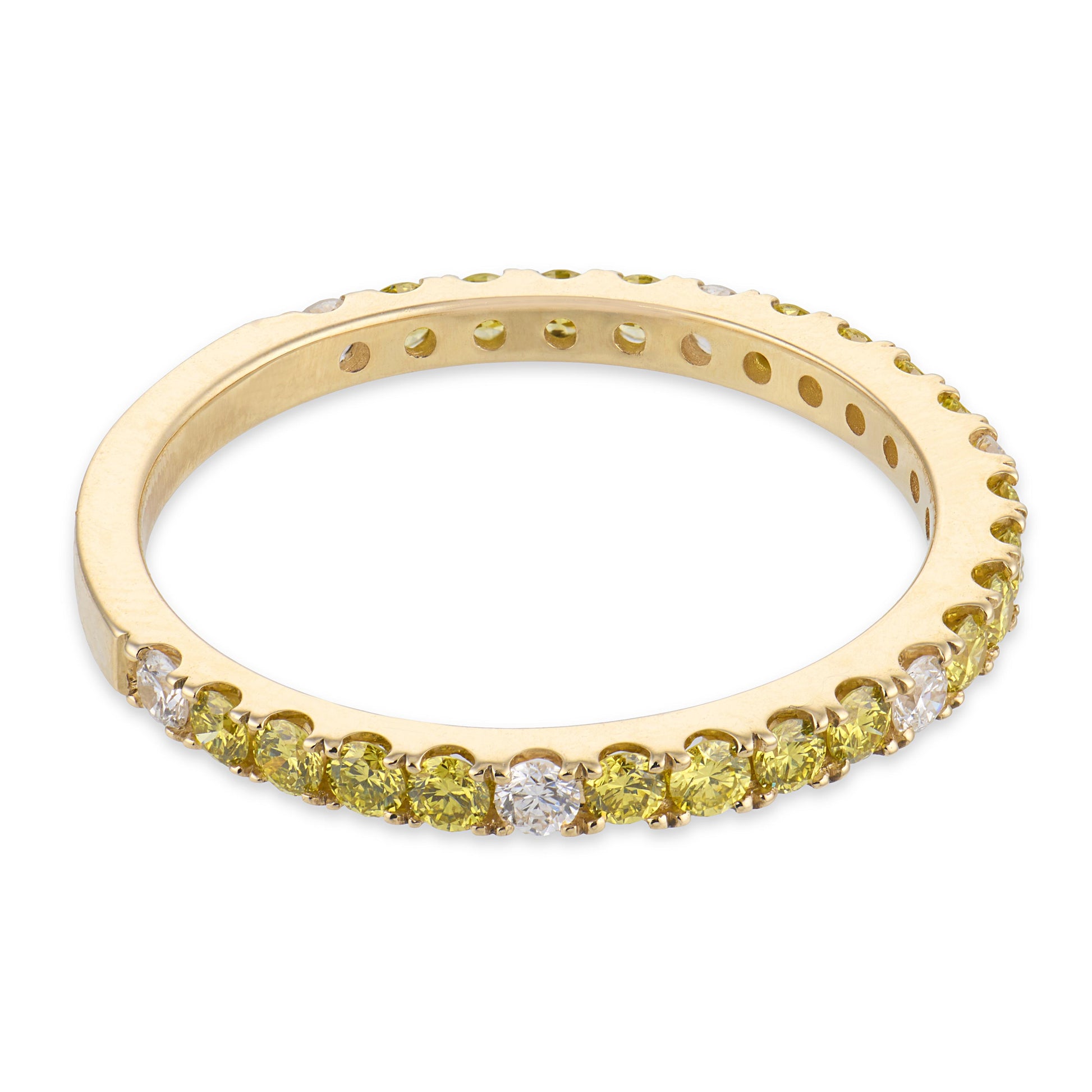Estate 14k Diamond Half Band
