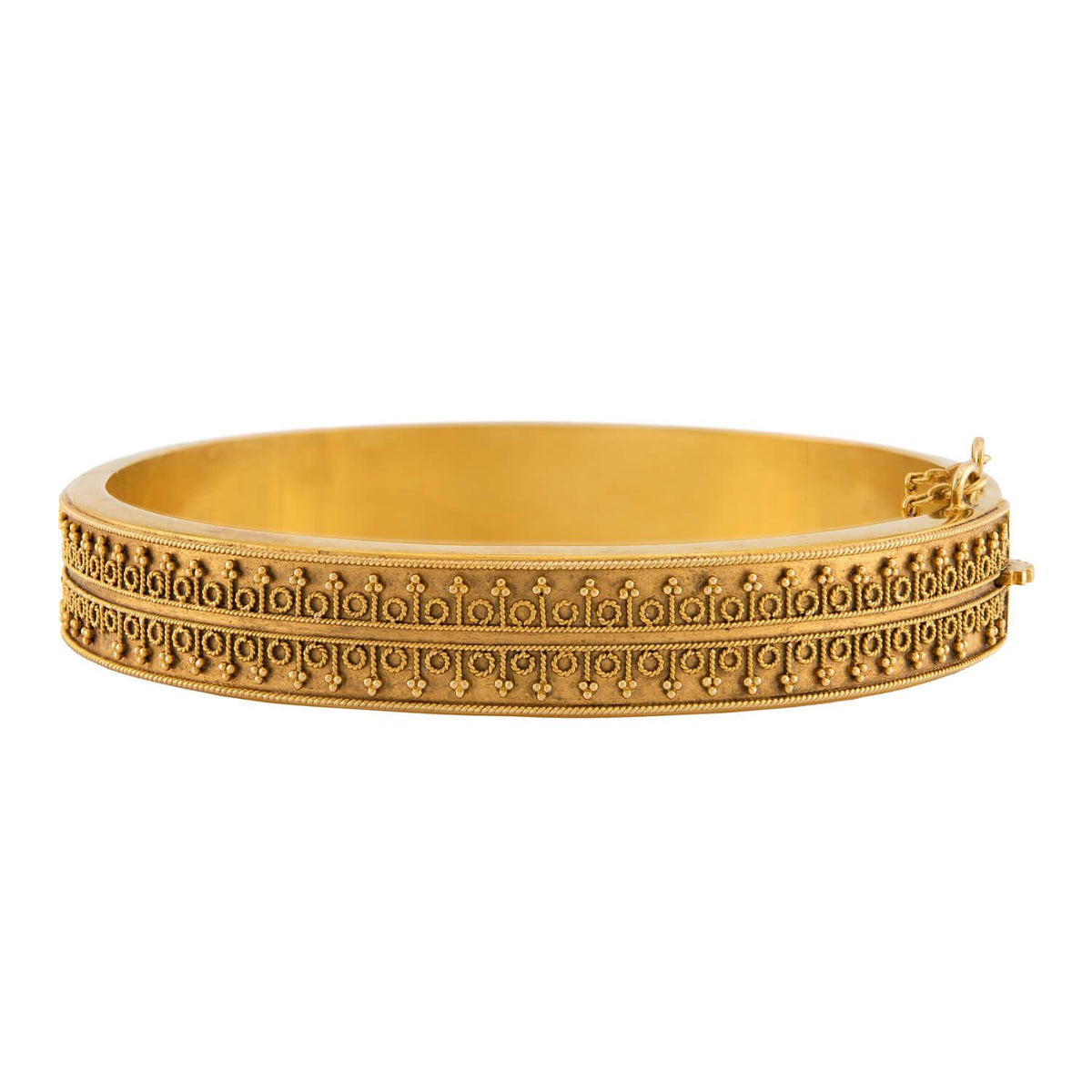 Victorian 15k Etruscan Bangle