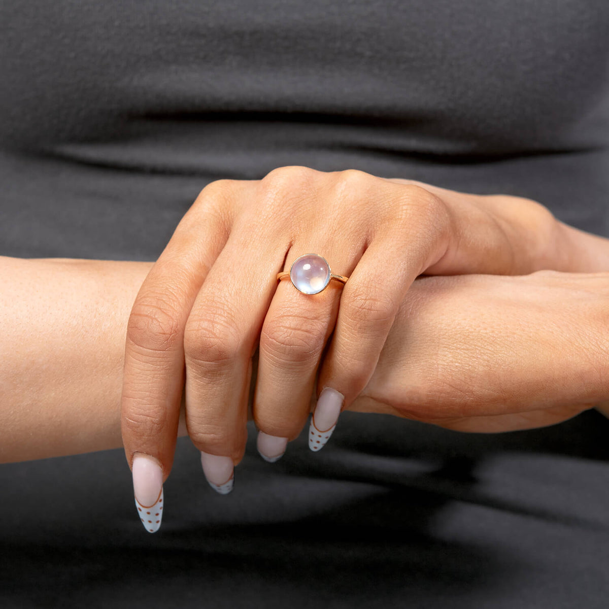 Edwardian 14k Moonstone Ring