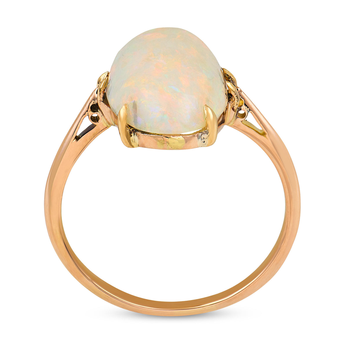 Art Nouveau 18k Opal Ring