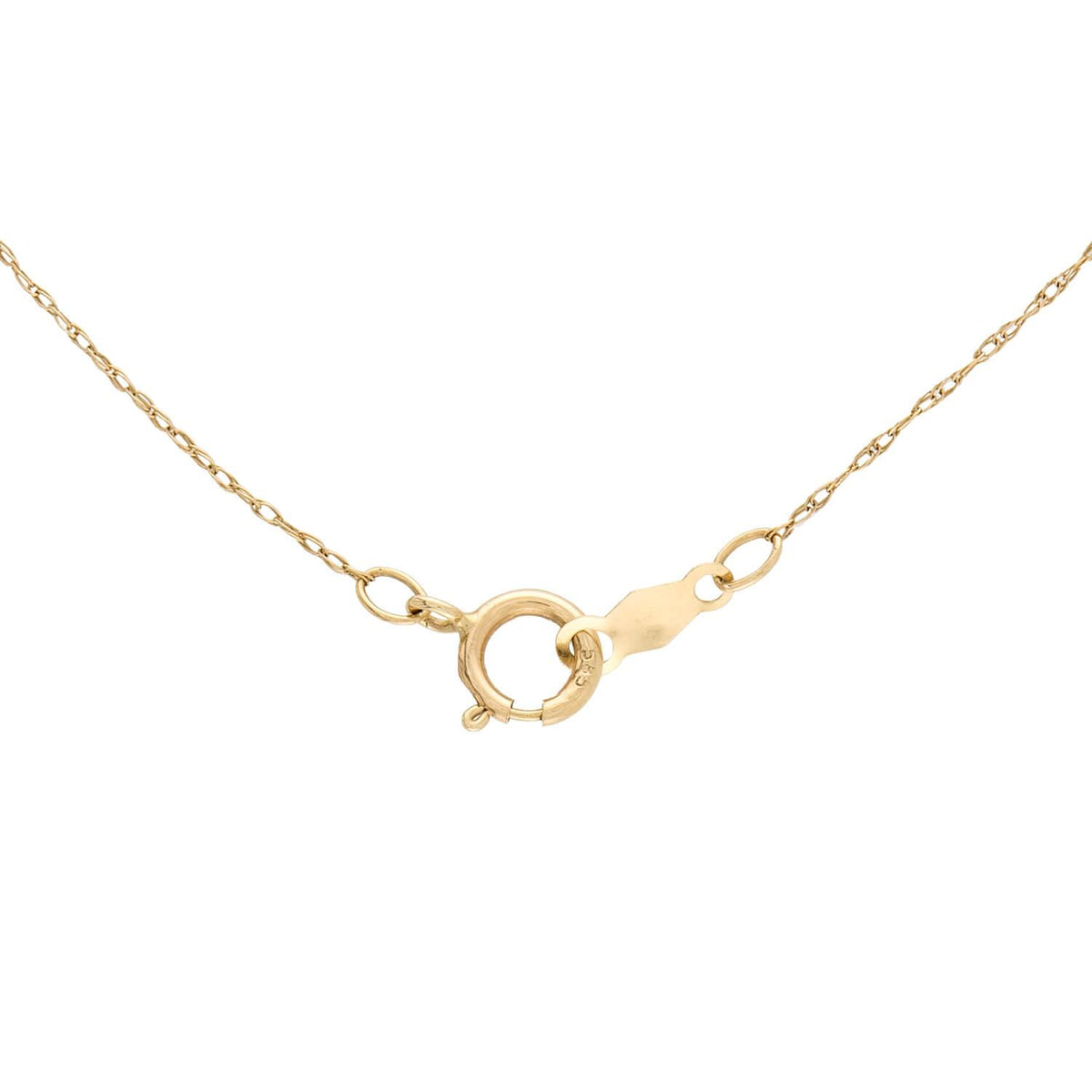 Edwardian 18k/14k Aqua Pendant Necklace