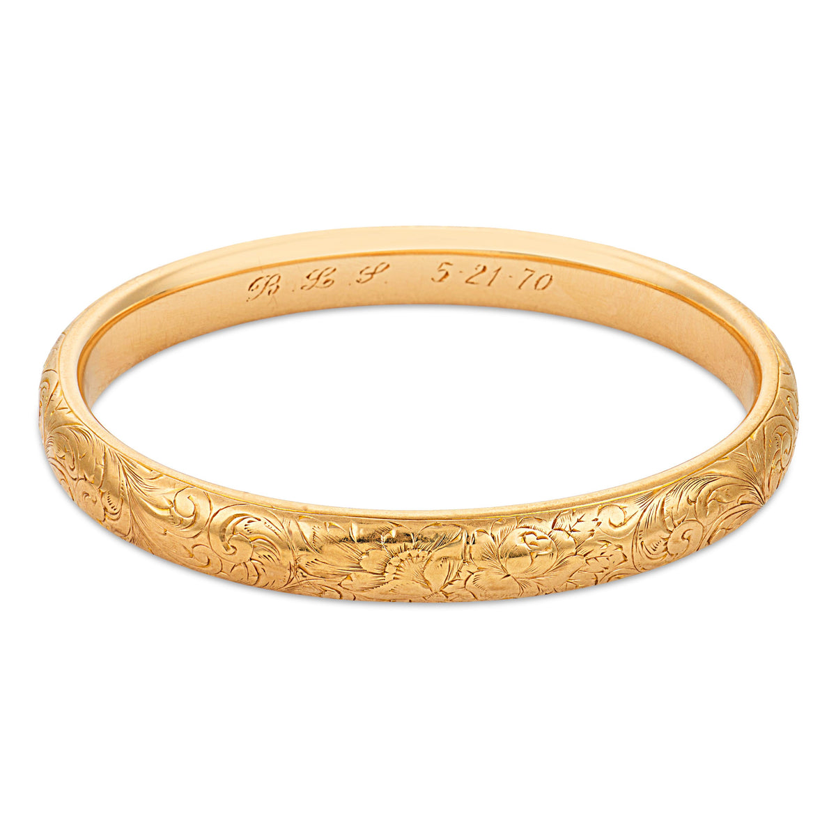LARTER & SONS Victorian 14k Bangle
