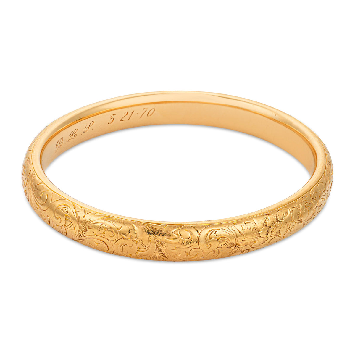 LARTER & SONS Victorian 14k Bangle