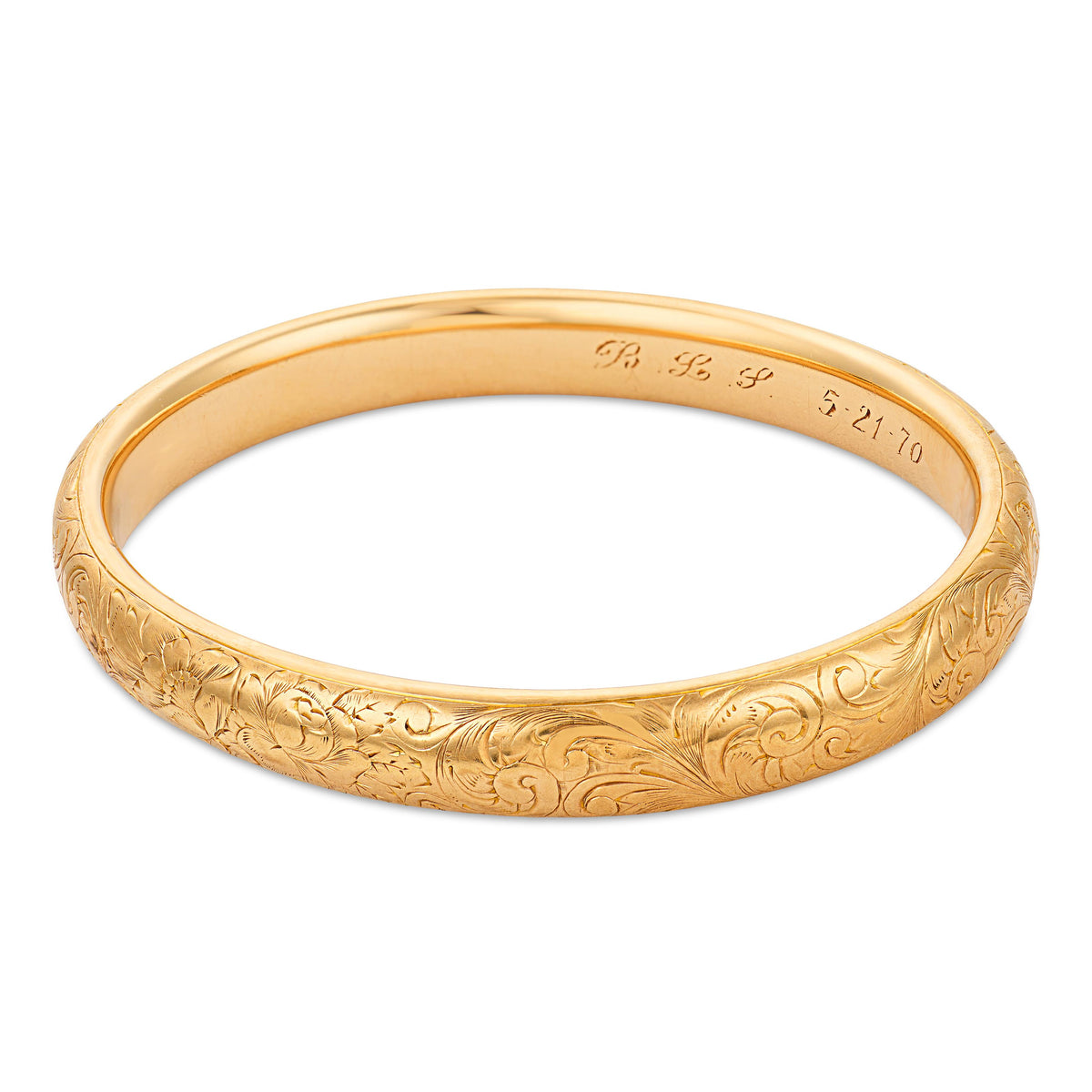 LARTER & SONS Victorian 14k Bangle