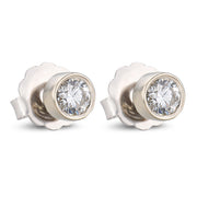 Vintage 14k Diamond Stud Earrings