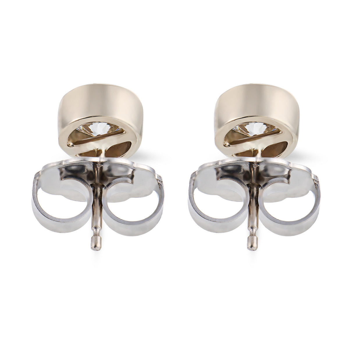 Vintage 14k Diamond Stud Earrings